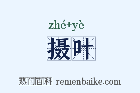 摄叶是什么意思的图片